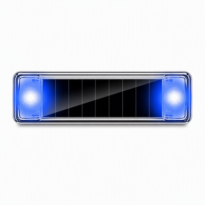 Solar-Powered Car Simulation Anti-Theft Warning Light
