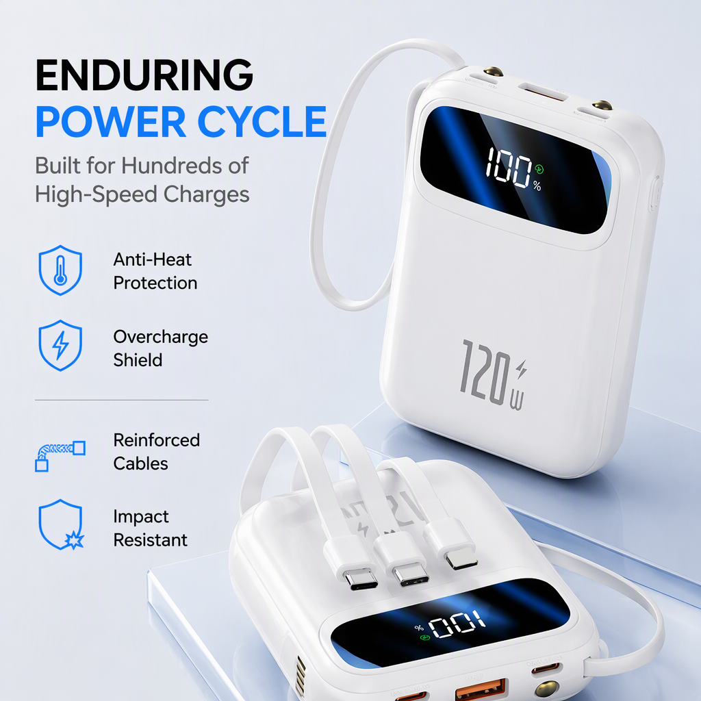 120W Fast-Charge Power Bank