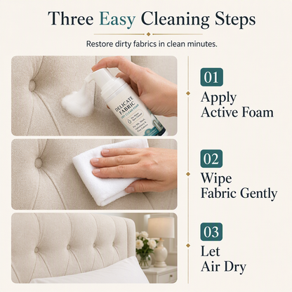 Waterless Fabric Cleaning Foam 60ml and Towel Set