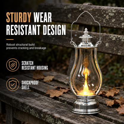 ⏳Limited-time 50% off⏰Vintage LED Decorative Lantern | Heat-Free Simulated-Flicker Flame for a Retro Ambiance🕯️🏮