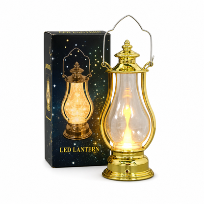 ⏳Limited-time 50% off⏰Vintage LED Decorative Lantern | Heat-Free Simulated-Flicker Flame for a Retro Ambiance🕯️🏮