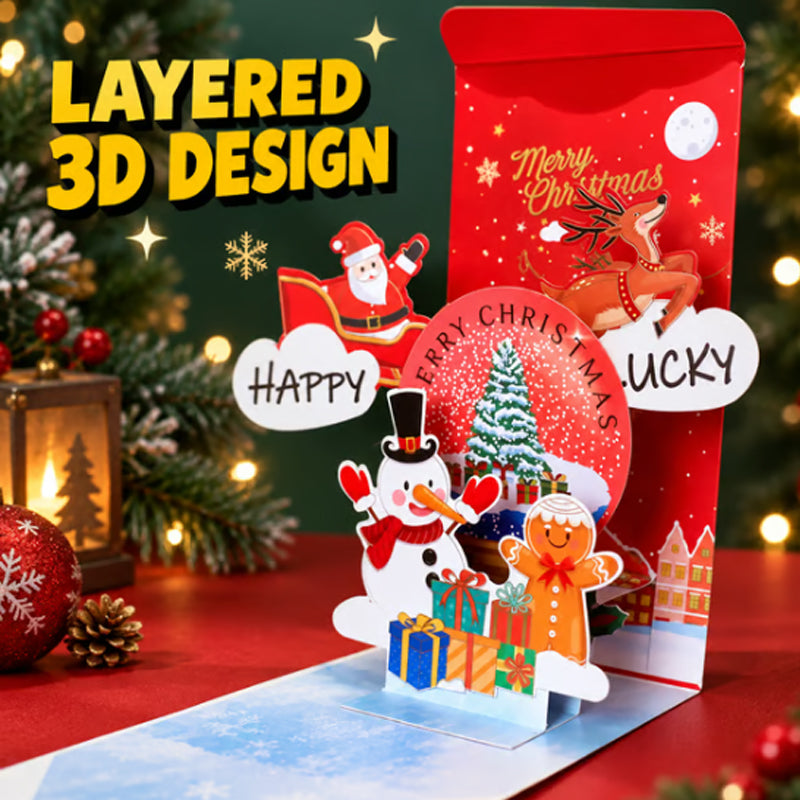 3D Christmas Pop-Up Card