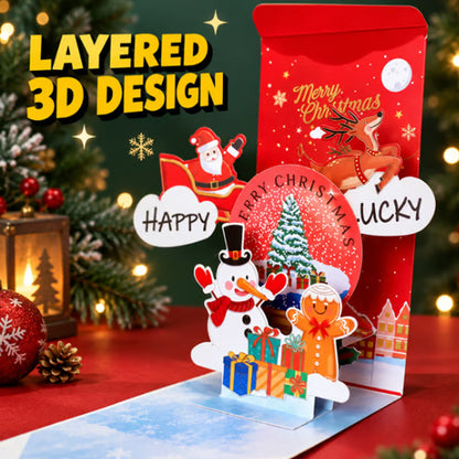 3D Christmas Pop-Up Card