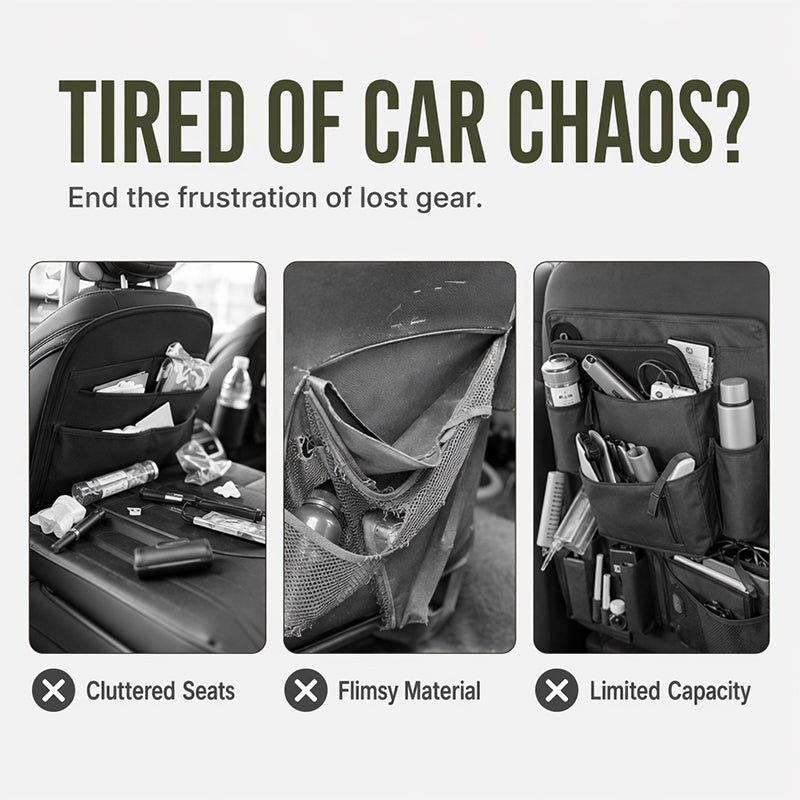 🚗 LIMITED-TIME 50% OFF! ✨Multi-Pocket Car Seat Back Organizer