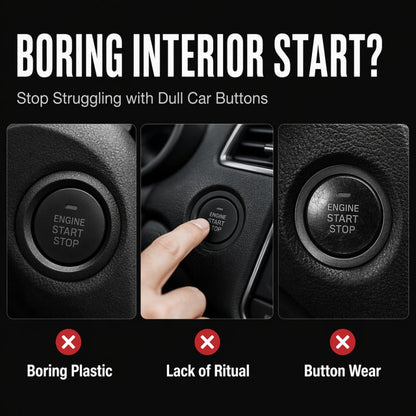 Universal Car One Click Start Lever Cover