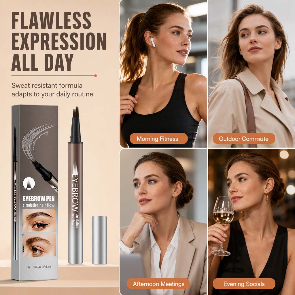 ⏳Time-Limited Special⏰Liquid Eyebrow Pen with Fine Brush Tip