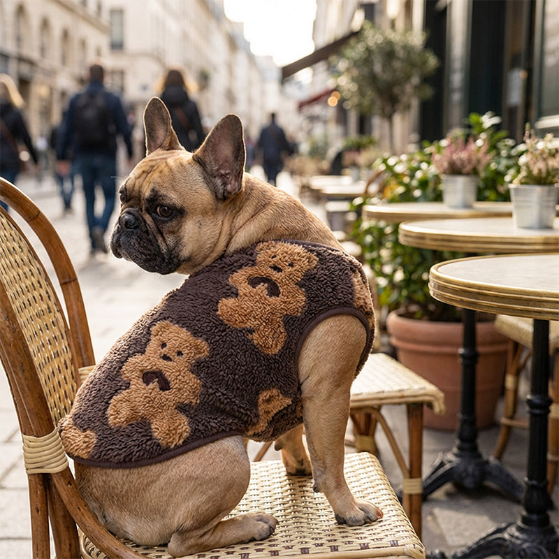 📢📢50% OFF !! ⏰Cute Plush-Lined Pet Vest