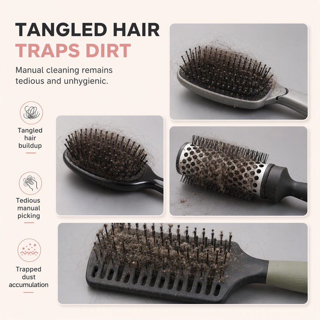 Portable Volumizing Detangling Hair Brush