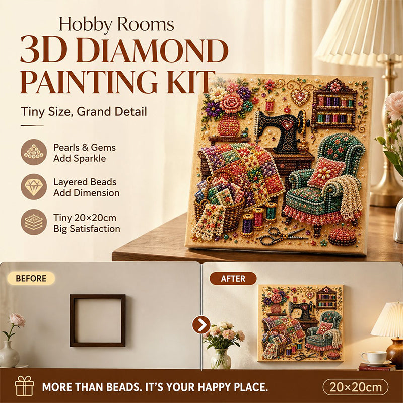 💎 Save 50%! 🖼️ Diamond Art Kit – Mindful craft for calm evenings 🌿