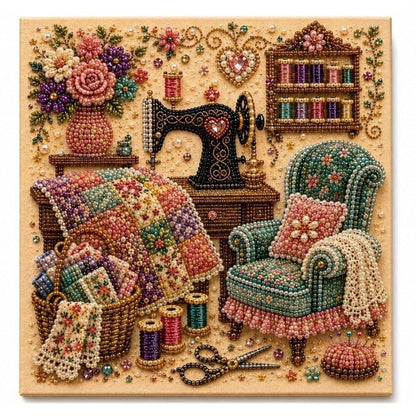 💎 Save 50%! 🖼️ Diamond Art Kit – Mindful craft for calm evenings 🌿