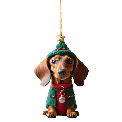 ⏳🔥LIMITED-TIME 50% OFF! ⏰🎄 Puppy-Shaped Christmas Tree Ornaments 🐕🎁