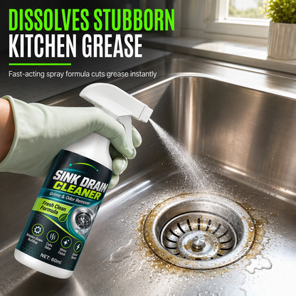 🧼✨ Kitchen Sink Drain Cleaning Spray – Target Grease & Grimy Buildup