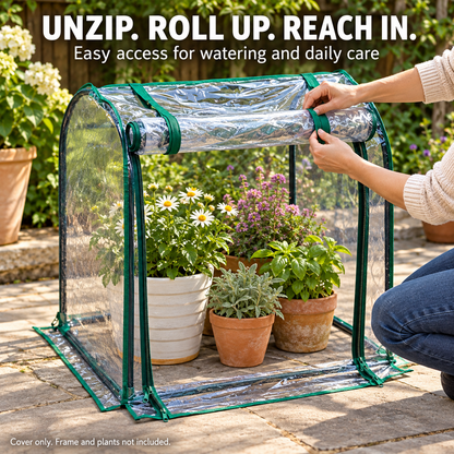 Shield Plants Instantly! Transparent Mini Greenhouse Cover