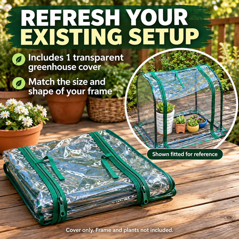Shield Plants Instantly! Transparent Mini Greenhouse Cover