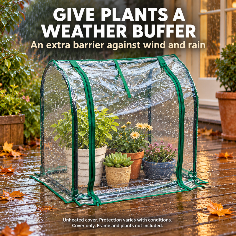 Shield Plants Instantly! Transparent Mini Greenhouse Cover