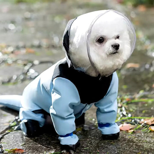 🌧️ Full-Coverage Pet Raincoat – Waterproof & Easy to Wear