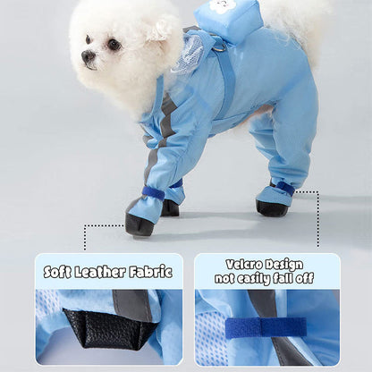 🌧️ Full-Coverage Pet Raincoat – Waterproof & Easy to Wear