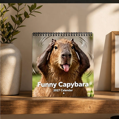 Funny Capybara Calendar 2027