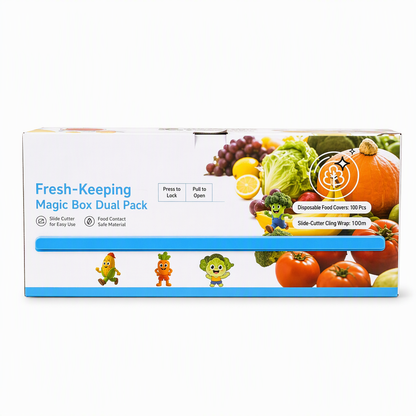 🎉Limited Sale🎉50% OFF!💞50K+ SOLD!⏳✨Magnetic Cling Film Dispenser with Slide Cutter