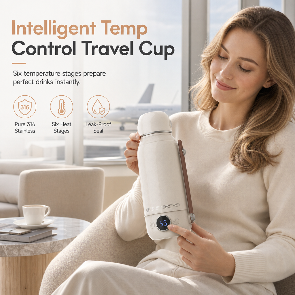 Portable Electric Kettle Travel Water Boiler