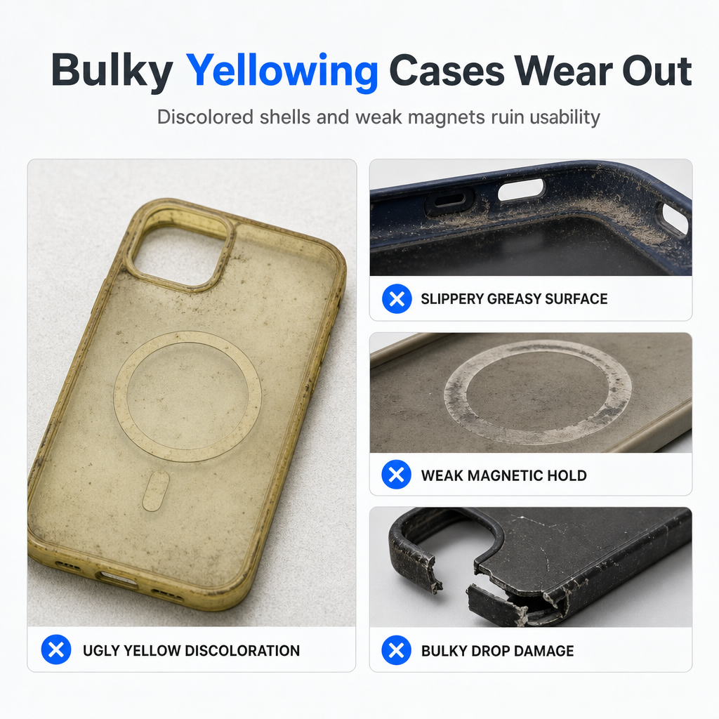 Magnetic Translucent Phone Case