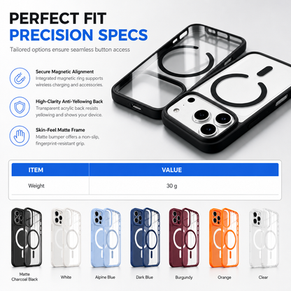 Magnetic Translucent Phone Case