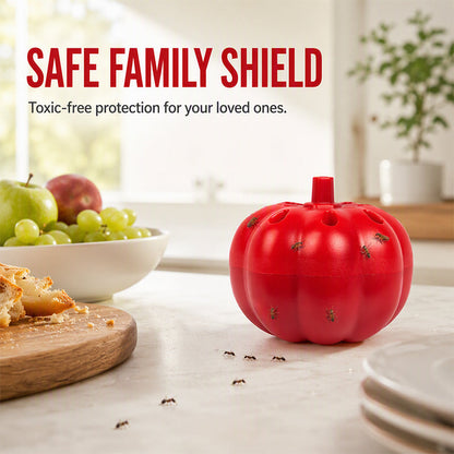 🎃 50% OFF! ✨ Pumpkin Shaped Indoor Fruit Fly Trap – Non-Toxic Mechanical Lure-and-Trap Funnel, Safe for Kids & Pets – Discreet Design Eliminates Ants & Flies on Kitchen Counters & Baseboards 🪰