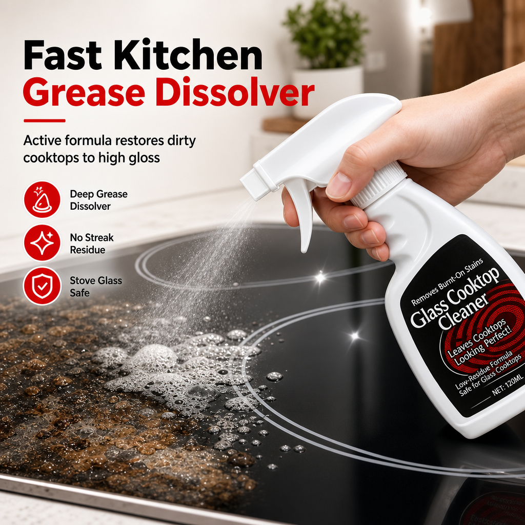 🔥Fast-Acting Glass Cooktop Cleaning Spray