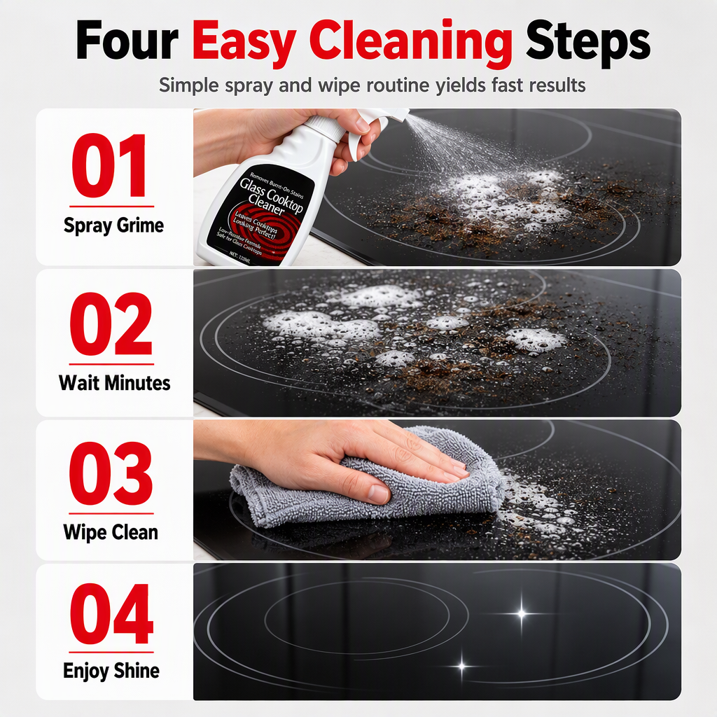 🔥Fast-Acting Glass Cooktop Cleaning Spray