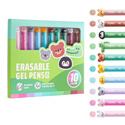Multicolor Erasable Gel Pen Set