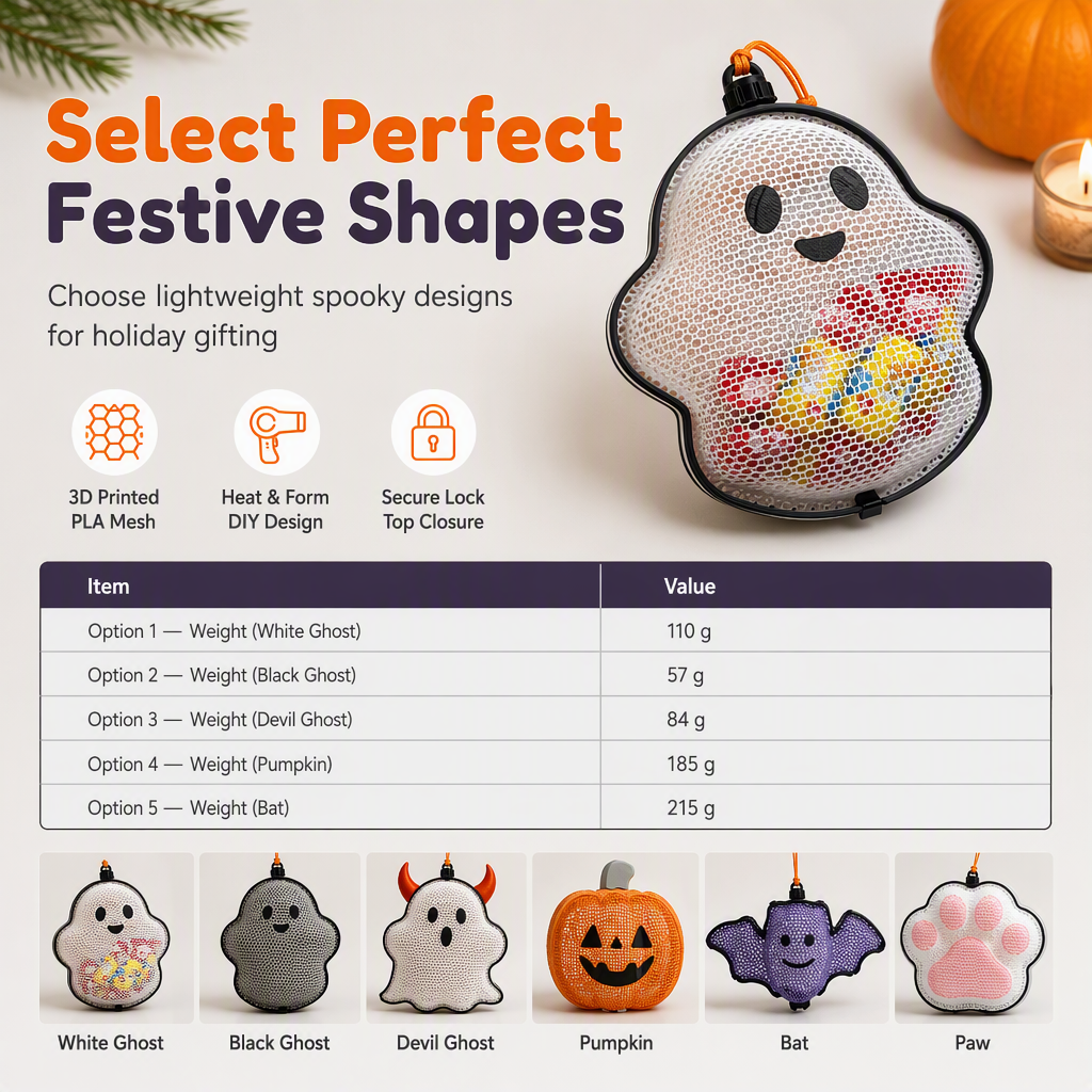 3D DIY Halloween Candy Jar Making Kit