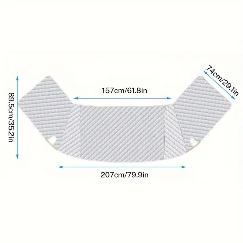 🎃Halloween Deal 50% OFF!🚐External Thermal Motorhome Windscreen Cover – All-Season Cab & Privacy Screen