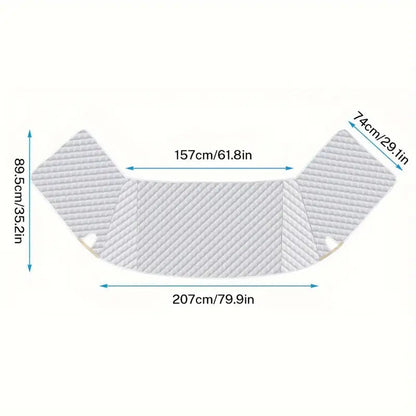 🎃Halloween Deal 50% OFF!🚐External Thermal Motorhome Windscreen Cover – All-Season Cab & Privacy Screen