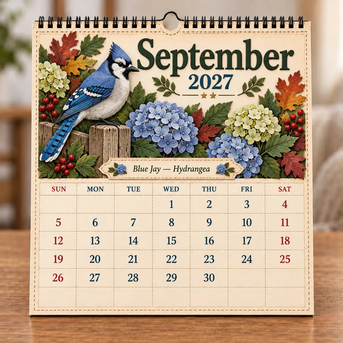 2027 Birds of America Wall Calendar