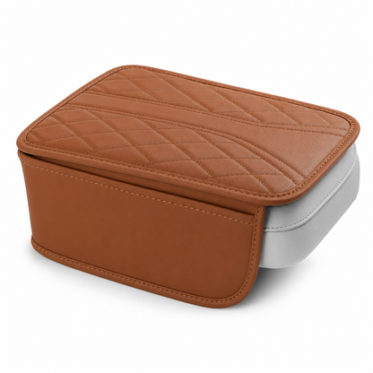 Car Central Armrest Cushion Pad with Storage Pocket