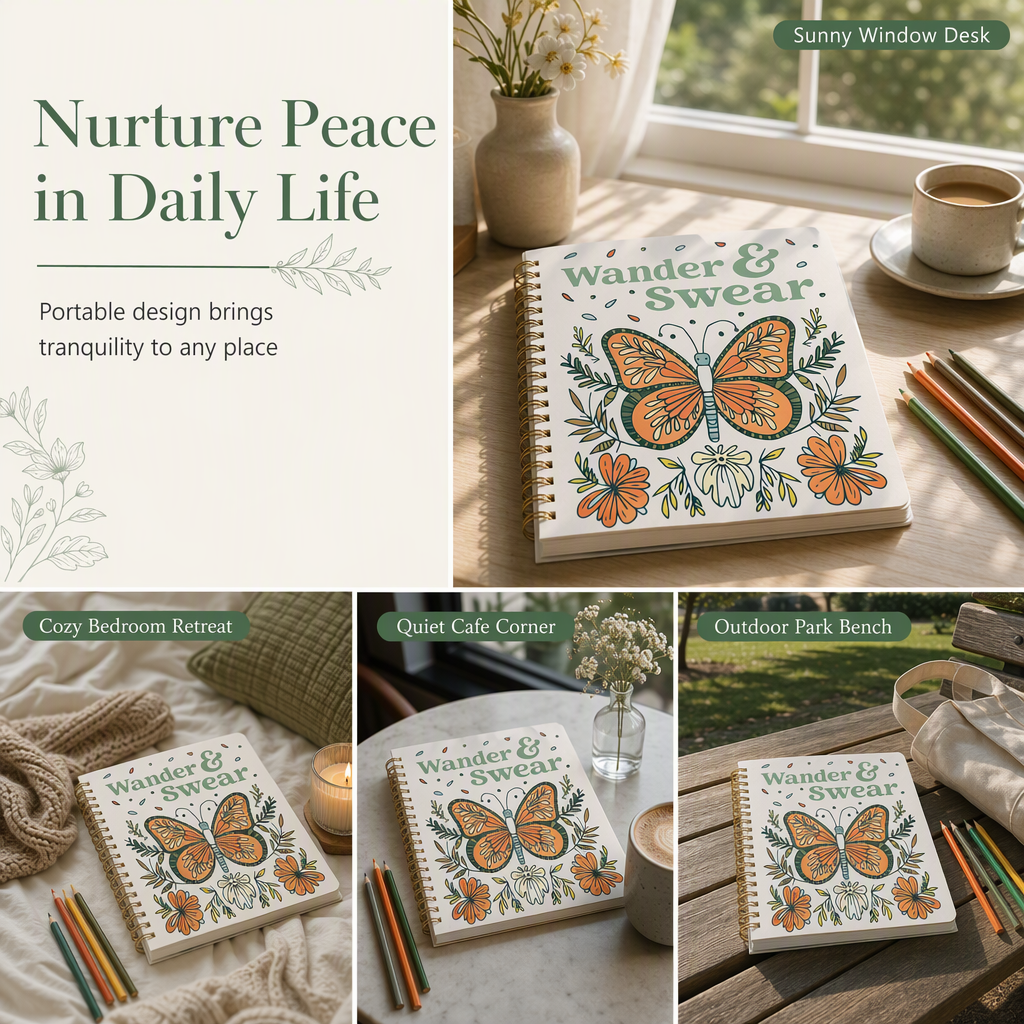 Cute Adult Coloring Book