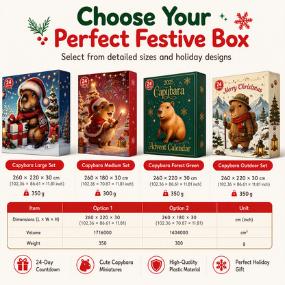 Capybara Christmas Advent Calendar