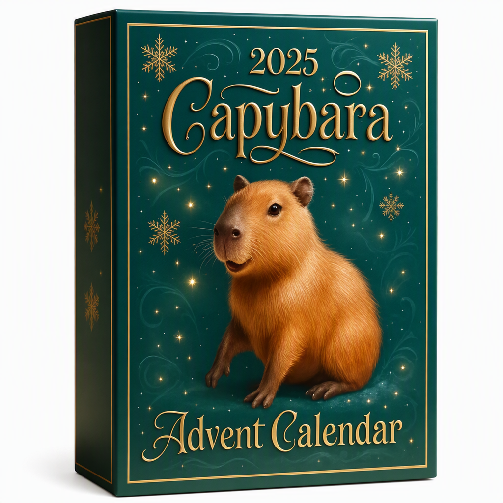 Capybara Christmas Advent Calendar