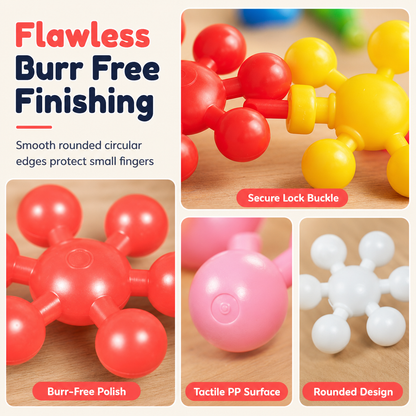 📢📢50% OFF !! ⏰Kids 3D Interlocking Snowflake Building Blocks