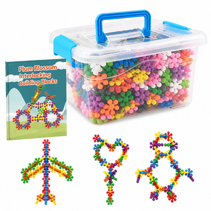📢📢50% OFF !! ⏰Kids 3D Interlocking Snowflake Building Blocks