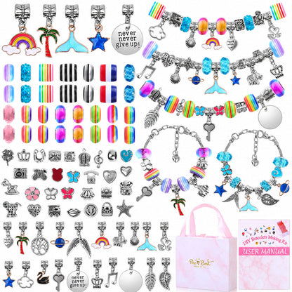 ✨ LIMITED-TIME 50% OFF! 💎 Kids DIY Charm Bracelet Kit – Creative, Screen-Free, Fun 🎀
