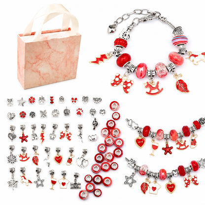 ✨ LIMITED-TIME 50% OFF! 💎 Kids DIY Charm Bracelet Kit – Creative, Screen-Free, Fun 🎀