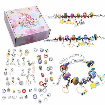 ✨ LIMITED-TIME 50% OFF! 💎 Kids DIY Charm Bracelet Kit – Creative, Screen-Free, Fun 🎀