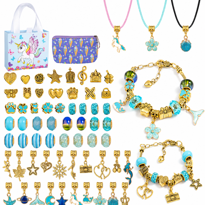 ✨ LIMITED-TIME 50% OFF! 💎 Kids DIY Charm Bracelet Kit – Creative, Screen-Free, Fun 🎀