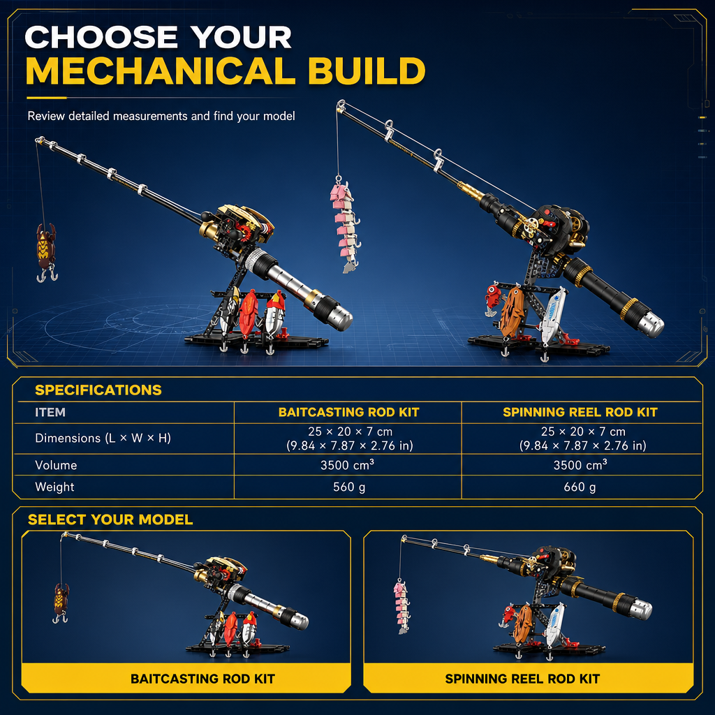 Creative Fishing Rod and Reel Set Simulated Sea Fishing Model Toy for Display