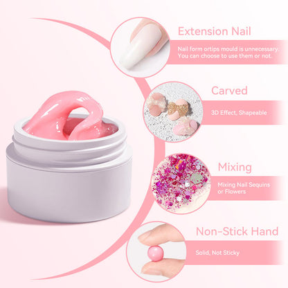 🥳SUMMER HOT SALE💞50K+ SOLD!🔥Nail Extension Builder Gel💅