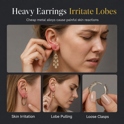 Classic & Elegant V Shaped Earrings for Women
