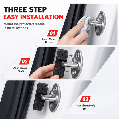 🚗 Magnetic Car Door Silencer Pads – Reduce Door Slam Noise & Protect Your Vehicle