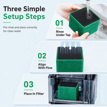 🎁2026 New Arrivals 50% OFF💥Activated Carbon Filter Cube – honeycomb filtration clears cloudy water, removes odors. Anti-crumble block for crystal-clear aquarium! 🛡️✅