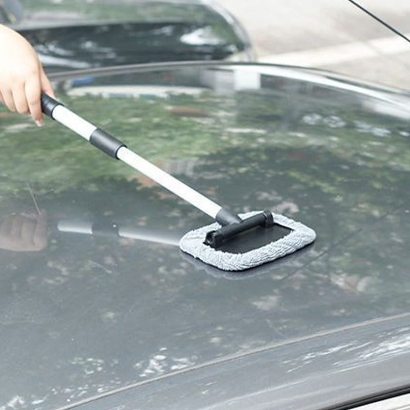 🥳2026 HOT SALE🥳💞50K+ SOLD! 🧲🌀 50% OFF! Dual Magnetic Car Window Cleaner – cleans both sides in one pass, extendable handle & reusable microfiber cloths. Streak-free glass, inside & out! 🚗✨